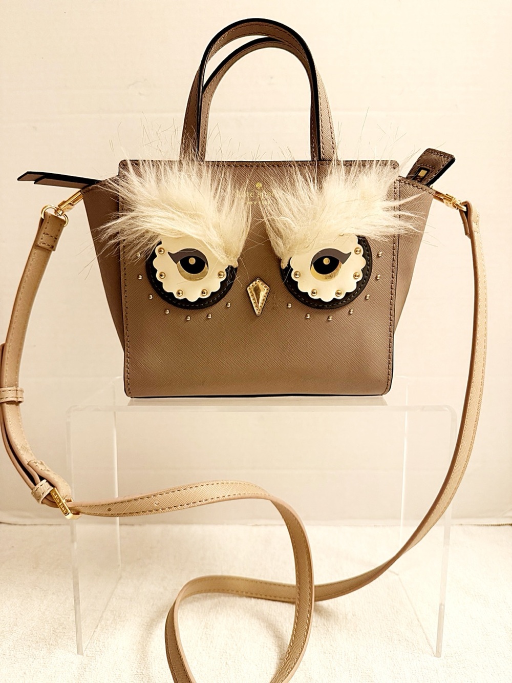 Kate Spade Star Bright Owl Mini Cityscape Crossbody Satchel